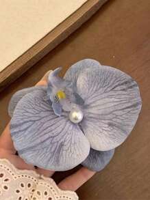 1 件花朵甜美仿真蝴蝶兰花刘海发夹头饰非常适合拍照、海滩派对装饰优雅美丽的情人节礼物、爪夹、发夹、发夹、发夹、发夹 - 彩色 - 查看 14