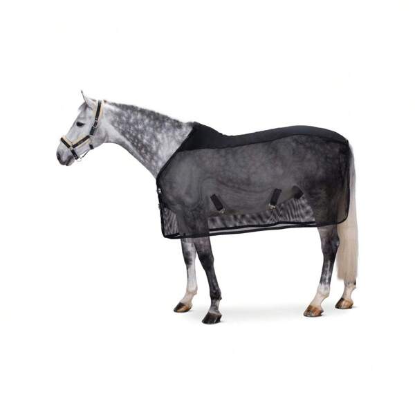 Manta de caballo de malla transpirable, Cubierta de manta de caballo ajustable, Manta de caballo de malla, Cómoda para el verano, Protección UV, Anti-mosquitos, Anti-moscas