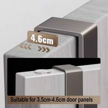 1个/6钩/7钩免打孔太空铝强力粘钩，适用于门廊、入户门、衣帽间、墙壁、衣柜 - 单钩设计，超牢固可移除粘胶，轻巧耐用，易于安装，时尚家居收纳好帮手，多功能悬挂方案，可用于悬挂外套、包包、帽子、钥匙、领带、配饰等，现代室内设计的优质节省空间配件 - 彩色 - 查看 5