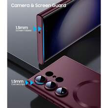 Magsafe Magnetic Protective Case Compatible With Samsung Galaxy S24 S25 S22 S23 Ultra Plus S20 S21 FE Note 20 A35 A55 A05 A15, Soft TPU Material, Also Fits 17 Air 16 E 15 14 13 12 11 Pro Max Plus - Purple - View 4