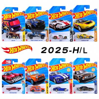 Hot Wheel 1 pieza Coche de juguete a escala 1:64 para jugar o exhibir, lote de 25 H/25 L, colección de coches de fundición a presión de aleación, simulación de y Robin Batmobile, Nerve Hammer Draftnator, BMW Haulerback HW50, modelo de coche de pista, coche monoplaza, colección de coches de pista, regalo para entusiastas de los niños