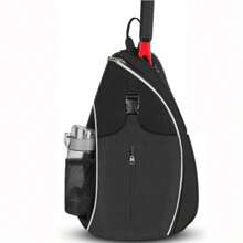 Pickleball Rackets Backpack For Men Women Sports Reversible Pickleball Paddle Bag Tennis Racquetball Badminton Travel Sling Bag