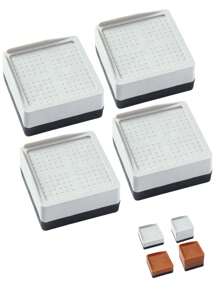 家具升降器，床/沙发/书桌/桌子/椅子腿/冰箱升降至 1.5 英寸，方形可调节升降块，用于延长器，重型支撑高达 1300 磅，3 英寸棕色方形，圣诞装饰，房间装饰，圣诞节，家居圣诞装饰，新年 - 彩色 - 查看 9