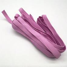 5yards 10mm Elastic Ribbon Sewing Elastic Band Colourful High Elastic Fiat Rubber Band Waist Band Stretch Rope Elastic Ribbon - Pick Colors - View 6