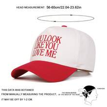 1Piece Men Letter Embroidered Patchwork Baseball Cap Outdoor Adjustable Sunscreen Leisure Hat Spring Autumn Travel Tourism Beach Vacation - Nhiều màu - Xem 7