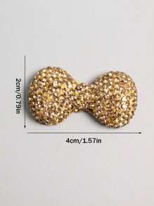 手机壳 立体软陶满钻蝴蝶结手机饰品 - 彩色 - 查看 12