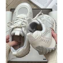 Women Casual Athletic Shoes - 銀色 - 查看 1