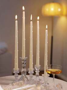 2 包 30 厘米（9.84 英寸）欧洲锥形蜡烛（直径 0.86 英寸） - 无烟，优雅的家居装饰，适合派对、用餐、节日、礼物、冥想和氛围照明。 - 彩色 - 查看 7