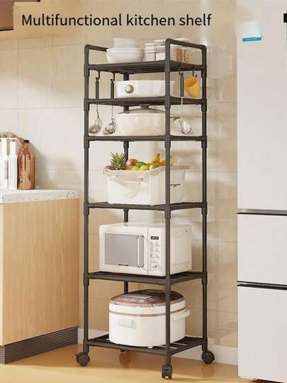 رف زاوية قابل للتوسيع للحمام على عجلات، تركيب سهل بدون ثقب، رف تخزين قابل للإزالة للمستلزمات الحمامية، منظم حديدي أسود قائم بذاته، منظمات وتخزين للحمام، رفوف