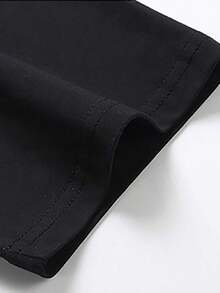 1 Piece, 100% Cotton, Slumdog Superstar Pattern Printed T-Shirt, Seasonal Casual Men's T-Shirt, Round Neck Cotton Short Sleeve T-Shirt, Outdoor Sports, Holiday Gift - 粉色 - 查看 3