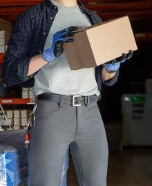 Pro - Cinturón de piel para botas (38 mm) Cinturón de cuero, bota, 38 mm para Hombre - Negro - - Ver 4