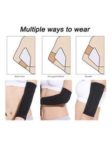 1/2 PCS Slimming Arm Shaper Massager Sleeves - Get Toned Arms & Burn Fat With Breathable Elastic Compression Wraps! - Multicolor - View 7