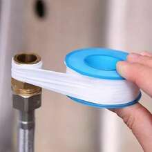 3 Pieces Of PTFE Water Pipe Tape, Oil-Free Sealing Tape, Pipe Joint Thread Sealing Tape, White Pipe Thread Sealing Material Tape, Essential For Home Use - Blue - View 2