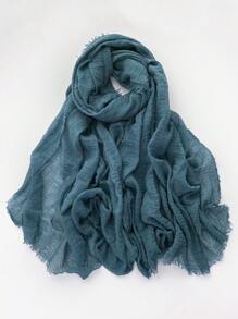 1pc Women Crinkle Hijab Scarf Soft Solid Color Abaya Accessories Head Scarves Plain Turban Shawls And Wraps Headband Winter Fall - Multicolor - View 26