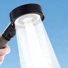 5-Mode Filter Shower Head With 5 Extra Replacement Filters, Bathroom Shower Filter Sprayer With Pressure Boosting, Lightweight Shower Head Convenient For RV, Camping, Outdoor Bathing, Bathroom Accessories. Hose Not Included.