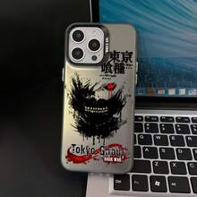 Funda de Teléfono Tokyo Pop Manga G-Ghoul Compatible con iPhone 16 15 14 13 12 11 Pro Max X XR XS MAX 8 7 Plus Cubierta Trasera Mate Antigolpes - Mezcla de colores - Ver 1