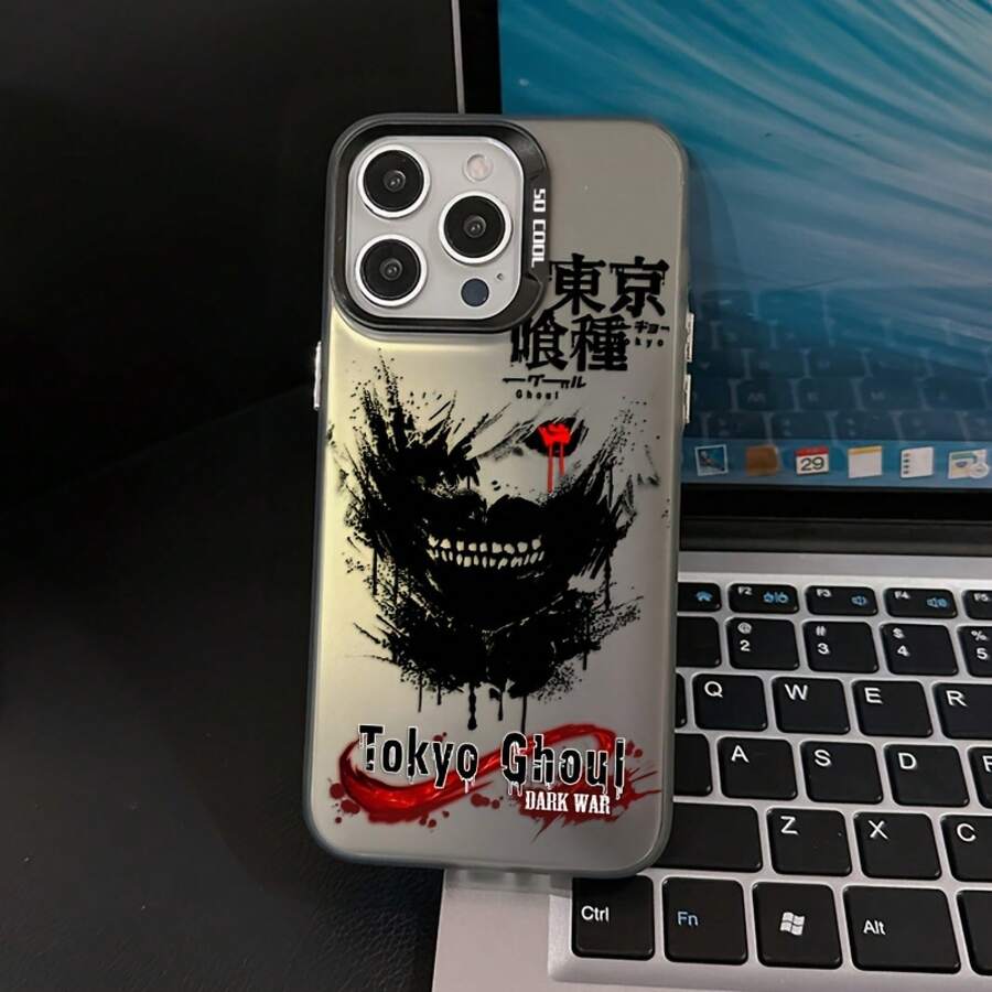 Funda de Teléfono Tokyo Pop Manga G-Ghoul Compatible con iPhone 16 15 14 13 12 11 Pro Max X XR XS MAX 8 7 Plus Cubierta Trasera Mate Antigolpes - Mezcla de colores - Ver 1