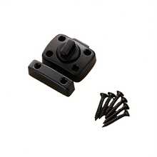 Heavy Duty Metal Rotary Bolt Door Lock, Home Security Hardware, Flexible For Left Or Right Doors, Silver/Black - Multicolor - View 14