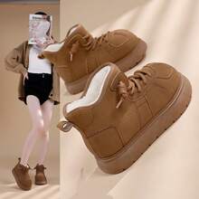 Women Snow Sneakers - Apricot - View 2