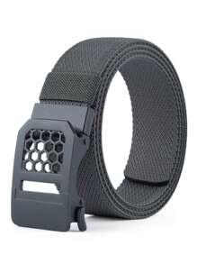 1 件男士自动扣弹性腰带，商务休闲装，户外高尔夫裤腰带，多种尺寸可选，长度可自由修剪休闲、商务、男朋友丈夫父亲爸爸男士礼物、日常穿着、时尚、青少年、户外、度假、运动、旅行、街头、波西米亚风、复古秋季、秋季、万圣节秋冬配饰，适合青少年、青年、男士、休闲、户外、运动、度假、毕业礼物、生日、日常穿着