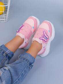 1 Paar Baby Mädchen Mesh Lässig Schuhe, vielseitige Sportschuhe mit niedrigem Schaft für den Herbst