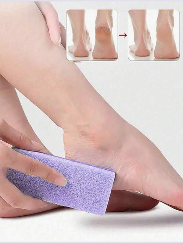 1/2 Floating Stone Foot Exfoliating File, Dead Skin Remover, Foot Care Foot Tools, Salon Foot Scrub Pad, Massage Board, Men's And Women's Foot Exfoliating Tools, Double-Sided Foot File, Volcanic Lava Exfoliating, Foot Scrub, Hand And Body Callus Remover, Household Personal Cleaning And Care Tools, Suitable For All Seasons