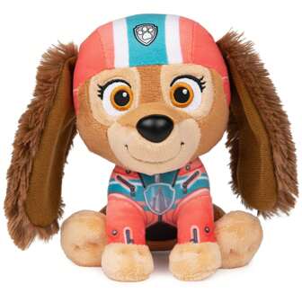 Peluche de Liberty de PAW Patrol, juguete oficial del exitoso programa de dibujos animados, muñeco de peluche para niños de 3 años en adelante, 6"