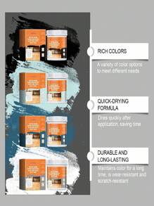 100g Water-Based Wood Furniture Decorative Paint, Suitable For Refinishing Wood Doors, Furniture, Windows, Colorful Water-Based Wood Coating (Recommend To Buy Multiple Pcs!)