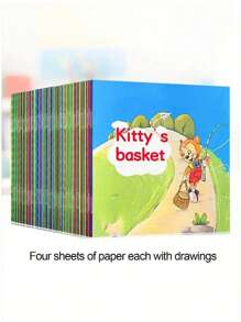 5 Preschool English Graded Reading Children's English Picture Books Enlightenment Early Education Storybooks 60 Books Christmas, Christmas Gifts, New Year Gifts Children's English Graded Reading Full 60 Books Children's Primary School Students Extracurricular Audio Companion Reading Picture Books