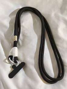 1 件英伦风格撞色编织手机挂绳，短款手持式 INS 手机壳腕带吊饰包包吊坠，男女通用，兼容 、Android 等。送给母亲、家人、朋友、生日、节日的礼物手机吊饰、手机链 - 黑色 - 查看 28