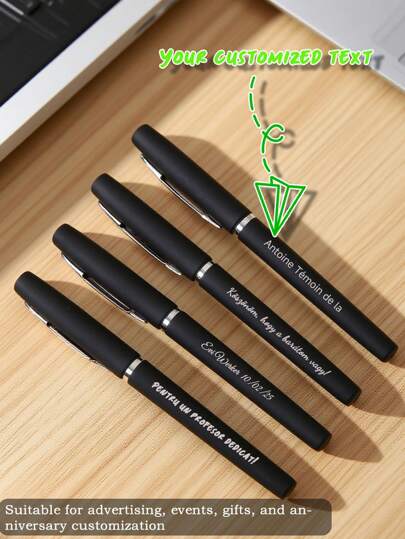 1 pieza/6 piezas/10 piezas/20 piezas Bolígrafo neutro de gran capacidad personalizable con acabado mate, adecuado para la temporada de graduación, útiles escolares de vuelta al cole, premios de eventos escolares, regalos del Día del Maestro para profesores, regalos de centros comerciales, amenidades de hotel, regalos de catering y otros bolígrafos promocionales personalizados, útiles de oficina y escolares, decoración navideña, bolígrafo de escritura suave, nuevo trabajo, suministros de oficina