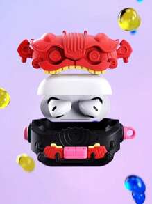 1 件创意假面骑士变身腰带设计 1/2/3/4/Pro 无线蓝牙耳机保护壳（不含耳机） - 彩色 - 查看 5