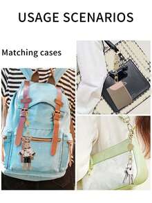 1/2pcs Retractable Carabiner Hook, Multi-Functional Retractable Lanyard, Bag Accessories, Keychain, Minimalist & Practical, Suitable For Daily Use - Multicolor - View 5