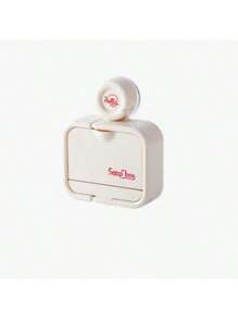 Porta-sabonete com Compartimento Duplo, Recipiente de Sabonete, Prato de Sabonete em Concha, Bandeja de Sabonete, Bandeja de Sabonete de Plástico, Porta-sabonete com Tampa, Porta-sabonete para Banheiro, Prato de Sabonete Anti-Estagnação de Água, Prato de Sabonete com Dupla Drenagem, Presentes de Formatura, Presentes de Festa, Presentes de Aniversário