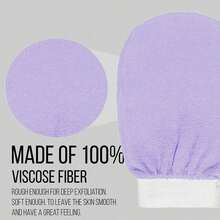 Korean Exfoliating Gloves (1 Set) Exfoliating Gloves Visibly Removes Dead Skin, Ideal For Spray Tan Or Pilosebaceous Keratosis, Body Scrub Made Of 100% Viscose Fibers,Bag,Organizer,Storage,Hair Clips