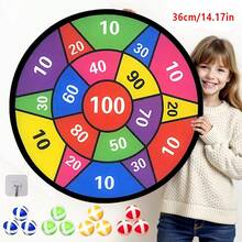 1 件儿童粘球投掷接球折叠布靶互动玩具，节日礼物 - 黏球把 - 查看 3