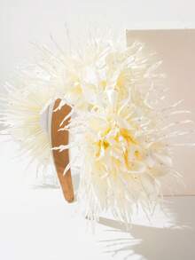 复古花朵发箍 - 优雅布艺花朵发饰，适合女性，情人节完美之选，发箍，发圈，家居美发饰品 - 彩色 - 查看 23