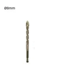 4-Piece Multi-Purpose Rotary Hammer Drill Set, Hexagonal Shank - Tungsten Steel Drill Bit/High Hardness, Firmly Fixed, Suitable For Glass, Concrete, Marble/Plastic And Wood - Size From 3mm To 12mm, Including Hole Saw And Tool Accessories, Drilling Tools, Woodworking Tools (Drill Bit Color Is A Rendering Of The Picture, The Actual Color Shall Prevail) - Multicolor - View 14