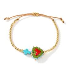 1pc Women's Fashion Bracelet, Bohemian Cute Beaded Bracelet, Suitable For Daily Wear, Vacation, Celebration, Great Gift For Family, Friends, Lovers - Multicolor - View 9