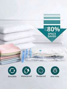 10/6/5/1pc Summer Travel Vacuum Seal Bags, Waterproof Vacuum Storage Bags, Transparent PVC Vacuum Bags, Large Capacity Clothing Organization And Storage Vacuum Bags, Space Saving Storage Solution, Large Capacity Vacuum Storage Bags, Home Clothing Sorting Bags, Storage Bags, Travel Vacuum Storage Bags, Mildew & Dust Proof Vacuum Storage Bags For Bedding, Clothes, Shoes, Underwear