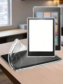 1pc Transparent Protective Case Compatible With Kindle Paperwhite 12th Gen 2024,Kindle 11th Generation-2024 Release,Kobo Libra Colour 7Iinch,Protective Cover Compatible With Kobo Clara Colour,Fire HD 10 Tablet(11th/13th Gen, 2021/2023 Release)Four Corners Anti-Fall,Full Coverage Clear Case, Silicon Soft Shell - Multicolor - View 5
