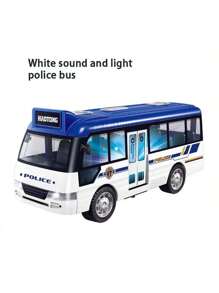 1 Pc School Bus Toys Cars Die Cast Plastic Little Cars City Bus With Sound And Light Up Friction Powered Cars Play Toys Gift For Kids,Back To School - Multicolor - View 9