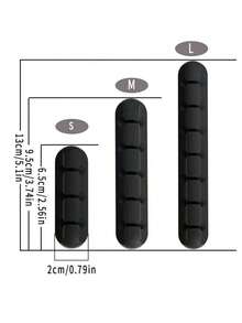 1pc Cable Management Organizer, Desktop Cable Winder, Earphone Cable Tidy Tool - 彩色 - 查看 2