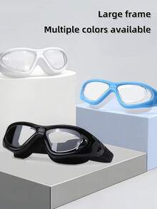 Wholesale Of 1pc Silicone Swimming Goggles For Adult Men And Women. The Goggles Are Waterproof, Anti - Fog, High - Definition And Transparent. They Come With Integrated Earplugs. The Swimming Goggles Are Equipped With An Adjustable Elastic Strap To Prevent Discomfort From Head - Strangling. - Multicolor - View 5