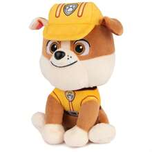 Spin Master Official  Rubble Plush Doll, 6-Inch Soft Stuffed Puppy In Uniform, Cuddly Children's Gift For Ages 3+ - RUBBLE - View 4