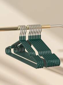 10 Stücke verstärkte beschichtete Kleiderbügel, neue robuste Erwachsenen Kleiderbügel, beschichtet rutschfest & keine Markierungen hinterlassend Kleiderbügel für den Kleiderschrank