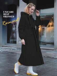 时尚雨衣 女士雨衣 旅行登山骑行雨披 加厚防水雨衣 通用雨衣 防风雨披 防水加长雨衣 户外保暖雨衣 闺蜜节、宠物派对、嘉年华