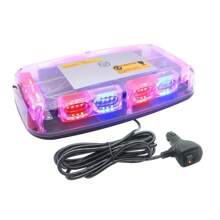 48LEDs Car Roof Top Strobe Lights, High Visibility Emergency Warning LED Strobe Lamp With Magnetic Base, Roof Top Warning Strobe Light, LED Lights Car, Car Accessories, LED Light Bar