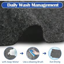 10 X 10 FT Outdoor Storage Shed, Waterproof Storage Shed Flooring, Soft Patio Furniture Carport Washable With Non-Slip Backing, Storage Shed Not Included (10x10FT) - 6x8.2英尺 - 查看 2