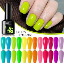 TARTU TARTU Conjunto de 12 Peças de Esmalte de Gel 8ml em Tons de Rosa Nude, Rosa, Roxo, Vermelho, Cinza, Borgonha e Marrom MAR, 12 Cores de Esmalte de Gel Semi-Permanente, Remoção por Imersão para UV/LED, Para Salão e Arte de Unhas DIY em Casa, Presente para Meninas